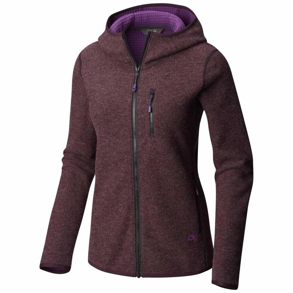 Mountain Hardwear Hatcher Full‎ Zip Hooded Jacket in Purple Sz S